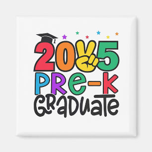 Kids Pre-K Grad 2025 Preschool Prek Graduation Magnet