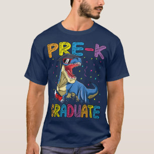 Kids Pre-K Graduate Dinosaur T-rex Pre Kindergarte T-Shirt