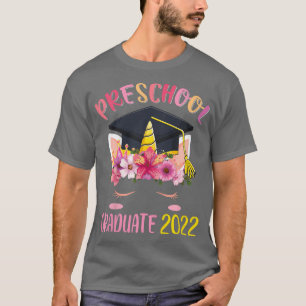 Kids Preschool Graduate Class Of 2020 Cute Unicorn T-Shirt