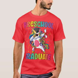 Kids Preschool Graduation Dab Unicorn Preschool Gr T-Shirt