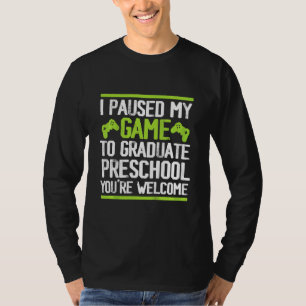 Kids Preschool Graduation Last Day Of School Gamer T-Shirt