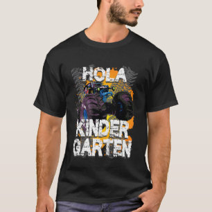 Kids Primer Dia De Escuela Nino Spanish Kinder Mon T-Shirt