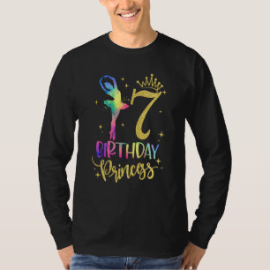 Kids Princess 7th Birthday 7 Years Old Ballerina T-Shirt