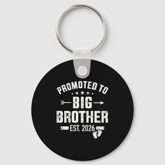Kids Promoted To Big Brother 2026 T-shirt.png  Key Ring (Front)