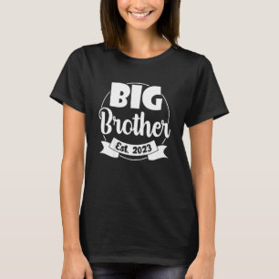 Kids Promoted To Big Brother Est 2023 Baby Announc T-Shirt