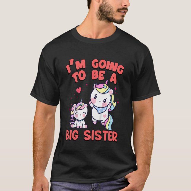 Kids Promoted To Big Sister Est 2023 Going to be B T-Shirt (Front)