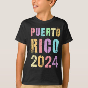 Kids puerto rico 2024 vacation vacay winter trip T-Shirt