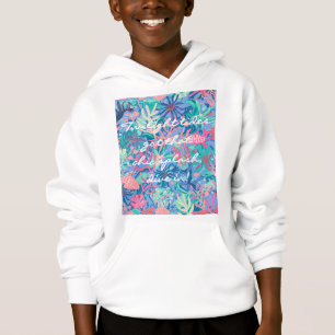 Kids pullover hoodie in stylish graphic