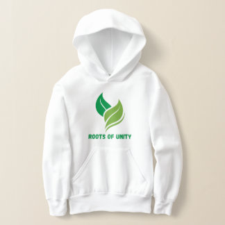 Kids Pullover Hoodie – Roots of Unity Nature Desig