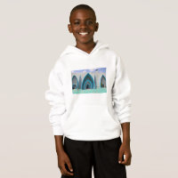Kids' Pullover Hoodie with Islamic Design