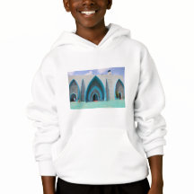 Kids' Pullover Hoodie with Islamic Design