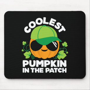 Kids Pumpkin Patch Boys Or Girls Fall Coolest Hall Mouse Mat