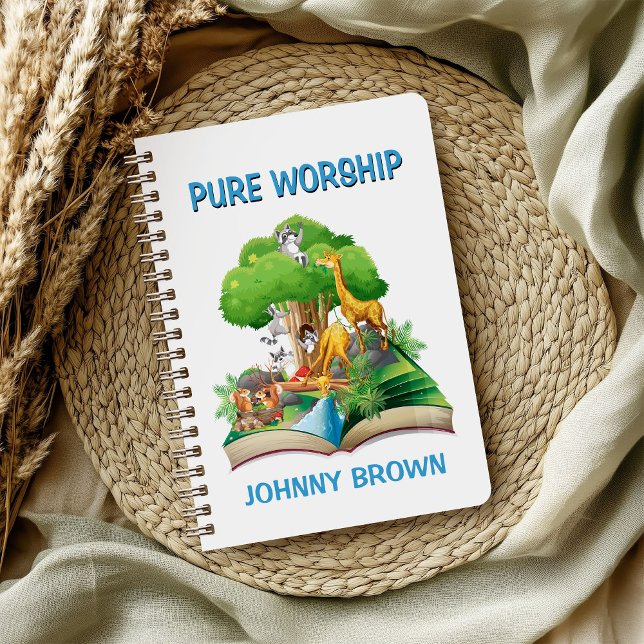 Kid's Pure Worship Notebook with Cute Animals (Creator Uploaded)