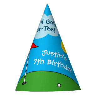 Kid's putt putt mini golf sports Birthday party Party Hat