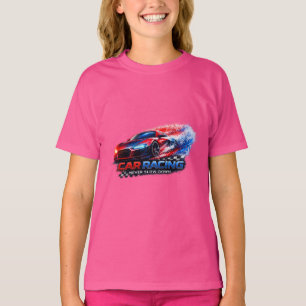 Kids Racing Car Graphic T-Shirt – Fun Speed Theme