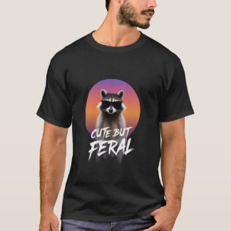 Kids Racoon Animal Funny Boy Racoon Toddler Cute T-Shirt