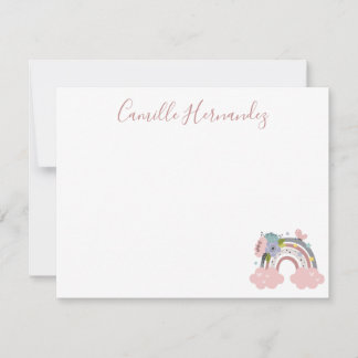 Kids Rainbow Note Card