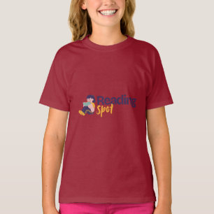 Kids Reading Spot Bookworm T-Shirt