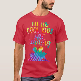 Kids Reading Tiedye Books Lover Girls Bookworm Lib T-Shirt