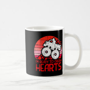Kids Ready To Crush Hearts Monster Truck Toddler B Coffee Mug