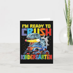 Kids Ready To Crush Kindergarten Back To School Di Card