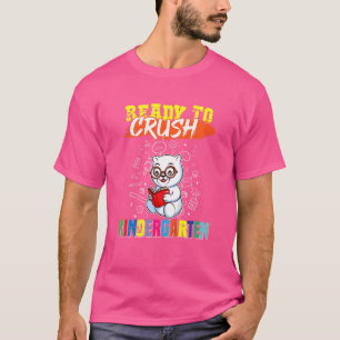 Kids Ready To Crush Kindergarten Polar Bear Presch T-Shirt