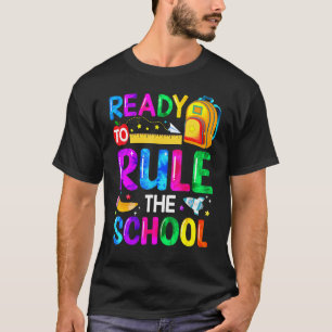 Kids Ready To Rule The School Back To School Boys T-Shirt