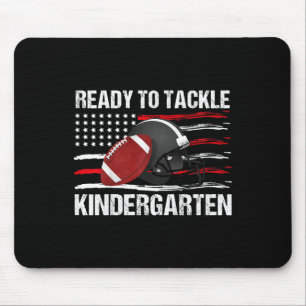 Kids Ready To Tackle Kindergarten First Day Of Sch Mouse Mat