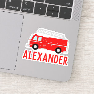 Kids Red Fire Truck Name