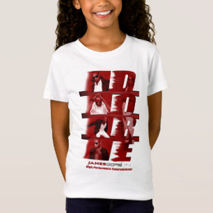 Kids RED James Dore' T-Shirt Girls White