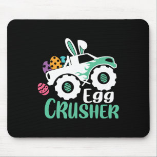 Kids Red Monster Truck Eggs Easter Egg Hunting Boy Mouse Mat