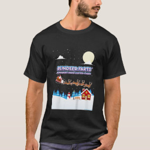 Kids Reindeer Farts Peppermint Cotton Candy Christ T-Shirt