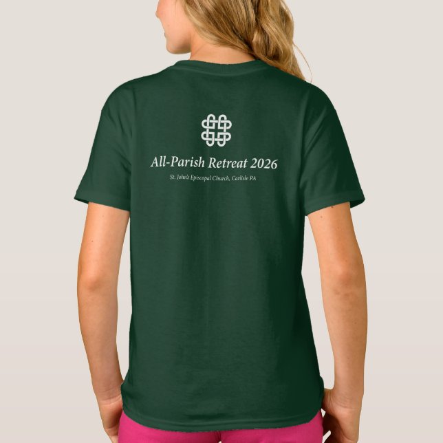 Kids Retreat T-shirt (Back)