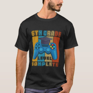 Kids Retro 6Th Grade Level Complete Class Of 2022 T-Shirt