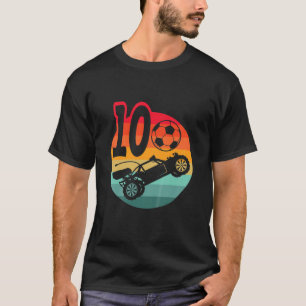 Kids Retro I 10 Year Old I Bday I RC Cars I Soccer T-Shirt