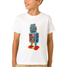 KIDS RETRO ROBOT T-SHIRT