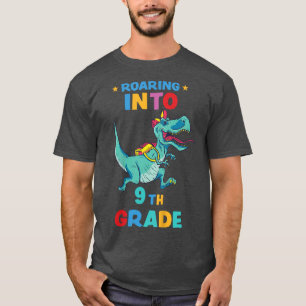 Kids Roaring Into 9th Grade T T T-Shirt