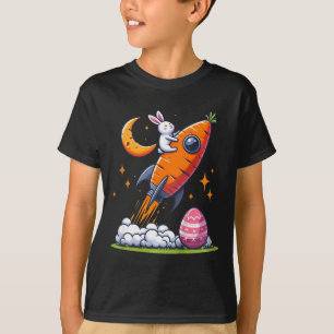 Kids Rocket Easter Egg Kids Toddler Boys Easter Bu T-Shirt