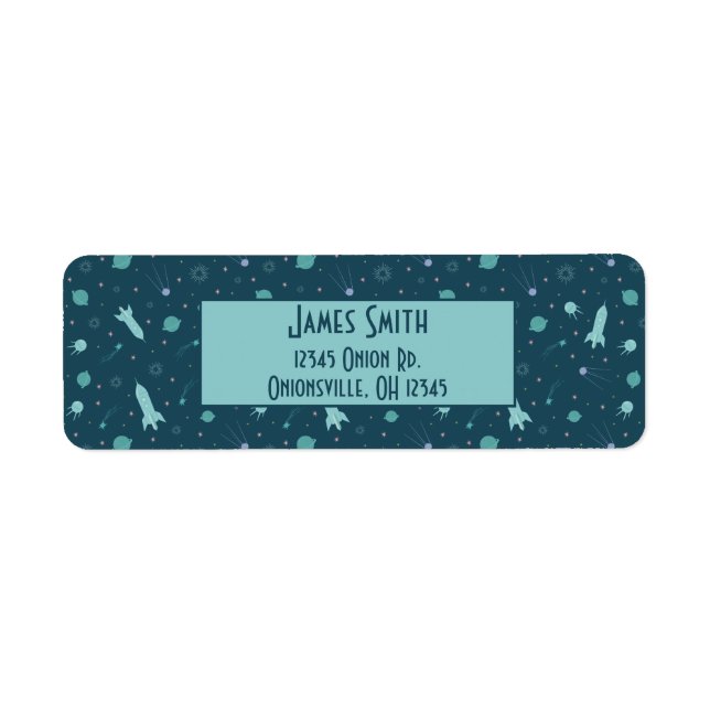 Kids Rocket Ship to Space Travel Saturn Planets (Front)