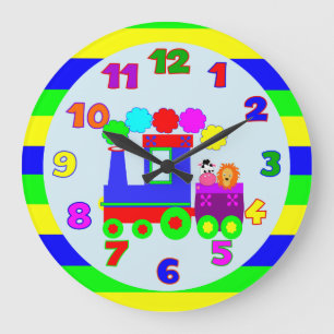 kids room,kids nursery large clock