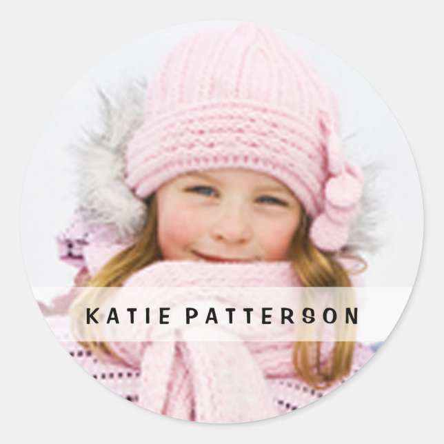 Kids Round Closure Sticker (Front)