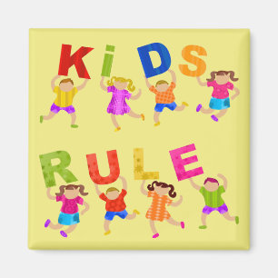 Kids Rule Magnet