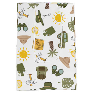Kid's Safari Birthday Party Medium Gift Bag