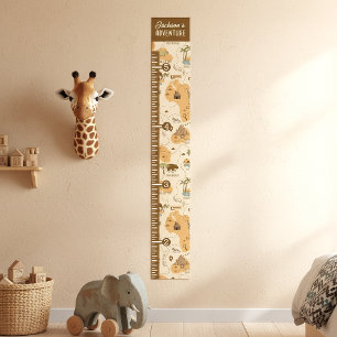 Kid's Safari Map Growth Chart ID1269