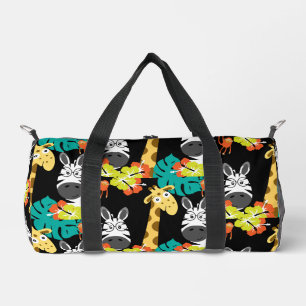 Kids Safari Nursery Art Bedroom Decor Duffle Bag