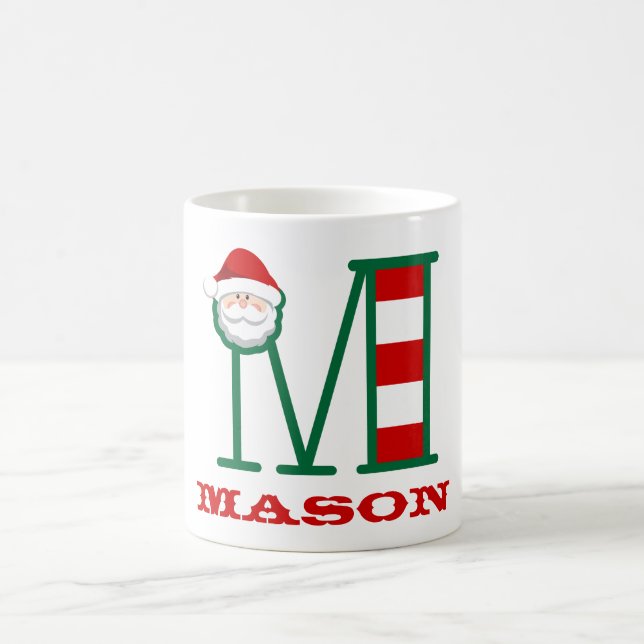 Kids Santa Mug Personalised Christmas Mug (Center)