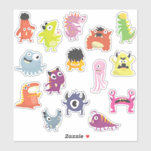 Kids Scary Not Scary Goofy Monsters