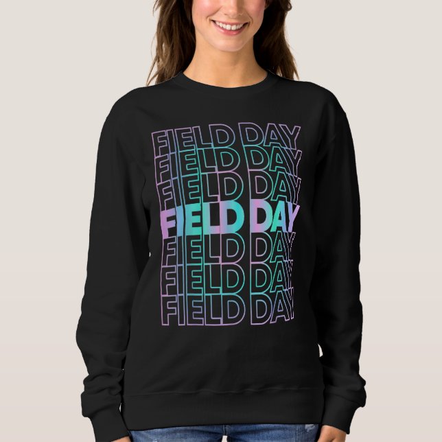 Kids School Field Day Long Sleeve Sweatshirt (Front)