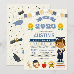 Kids School Graduation Announcement Invitation