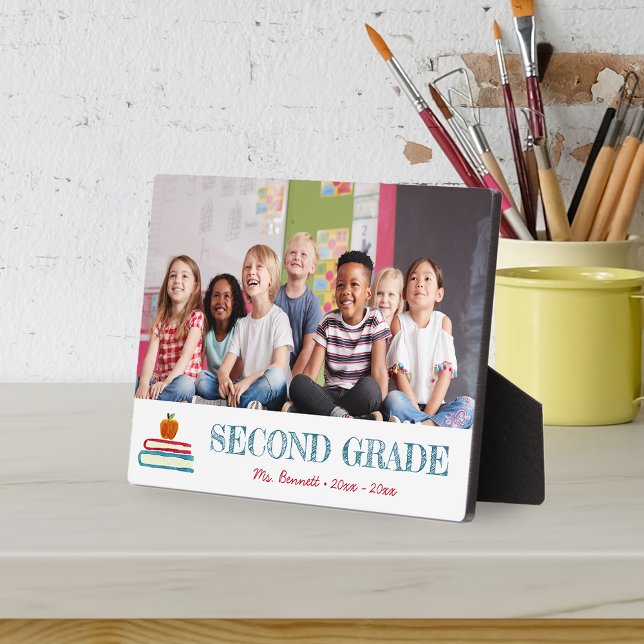 Kids School Year Keepsake Photo Plaque (Creator Uploaded)